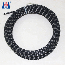 Sintered diamond wire saw ropes for quarry stone cutting
